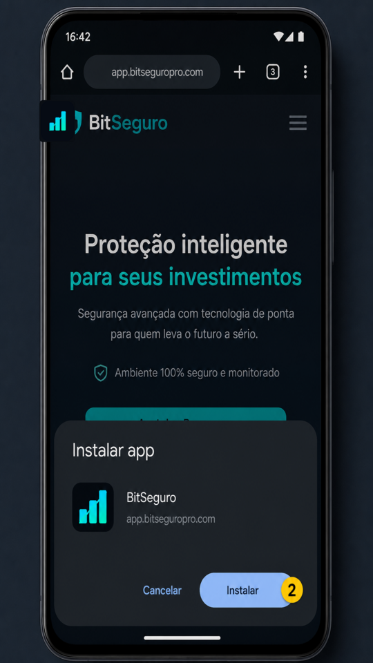 Android: confirmar instalação